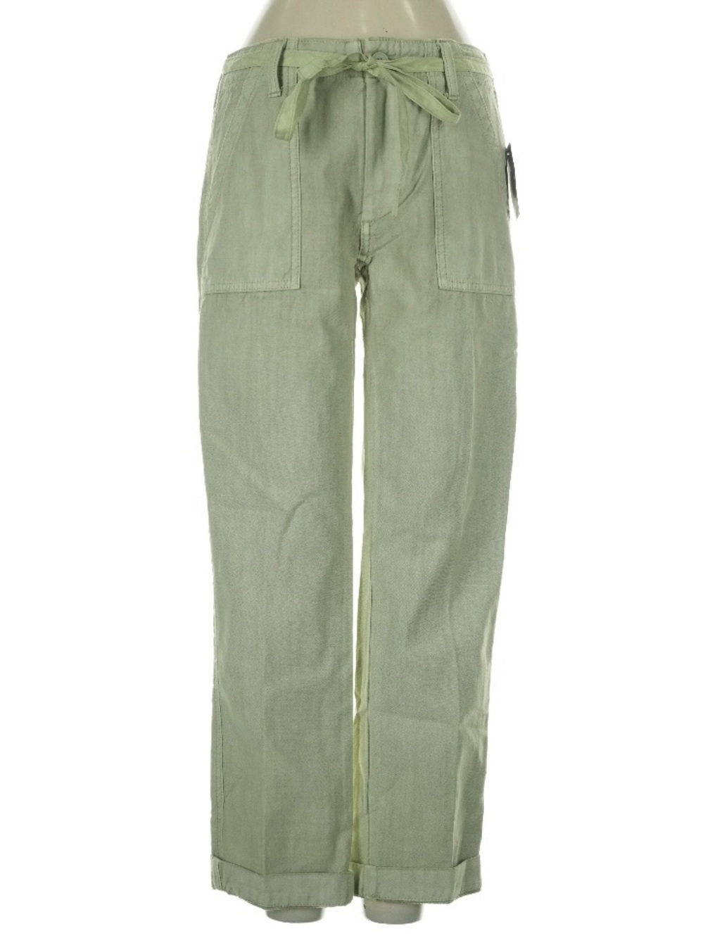 Lucky Brand NWT Utility Straight Leg Jeans Belted Mid Rise 0/25